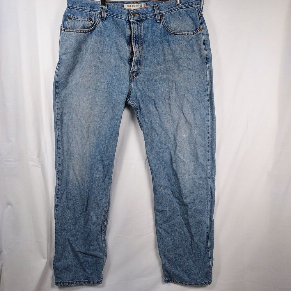 Levi’s 560 Relaxed Fit Jeans Men’s W40 L30 Light Wash Blue Denim Used